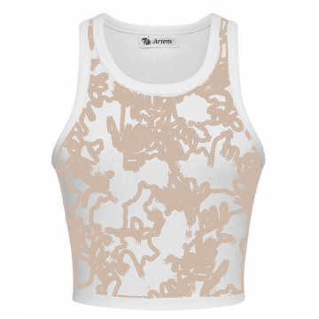 Crop top (flower design)