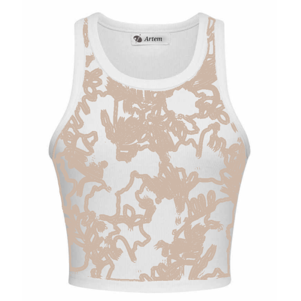 Crop top (flower design)