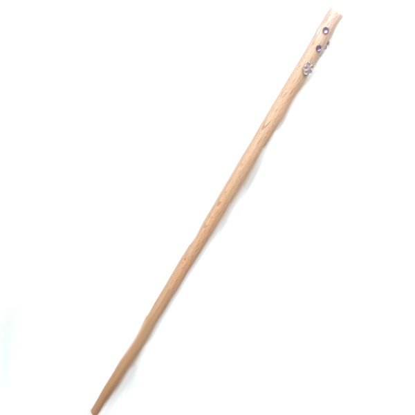 Hair pin ( gem design flower)